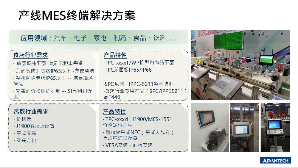 产线MES终端解决方案